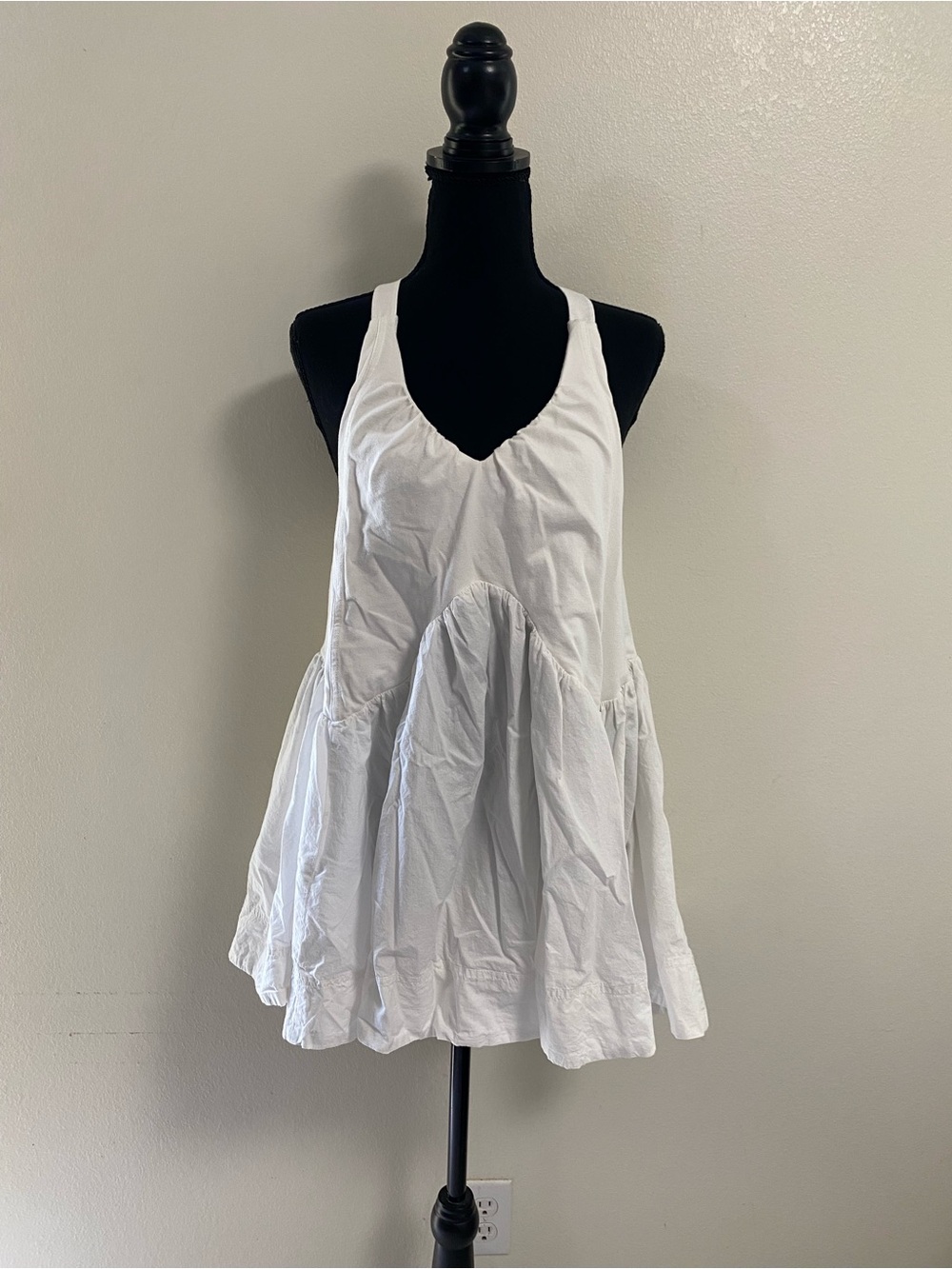 Daily Practice Dress Women’s Size XXS White Spring Fling Razorback Mini Dress